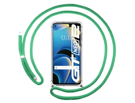 Carcasa Realme GT NEO 2 5G TUMUNDOSMARTPHONE Colgante Verde
