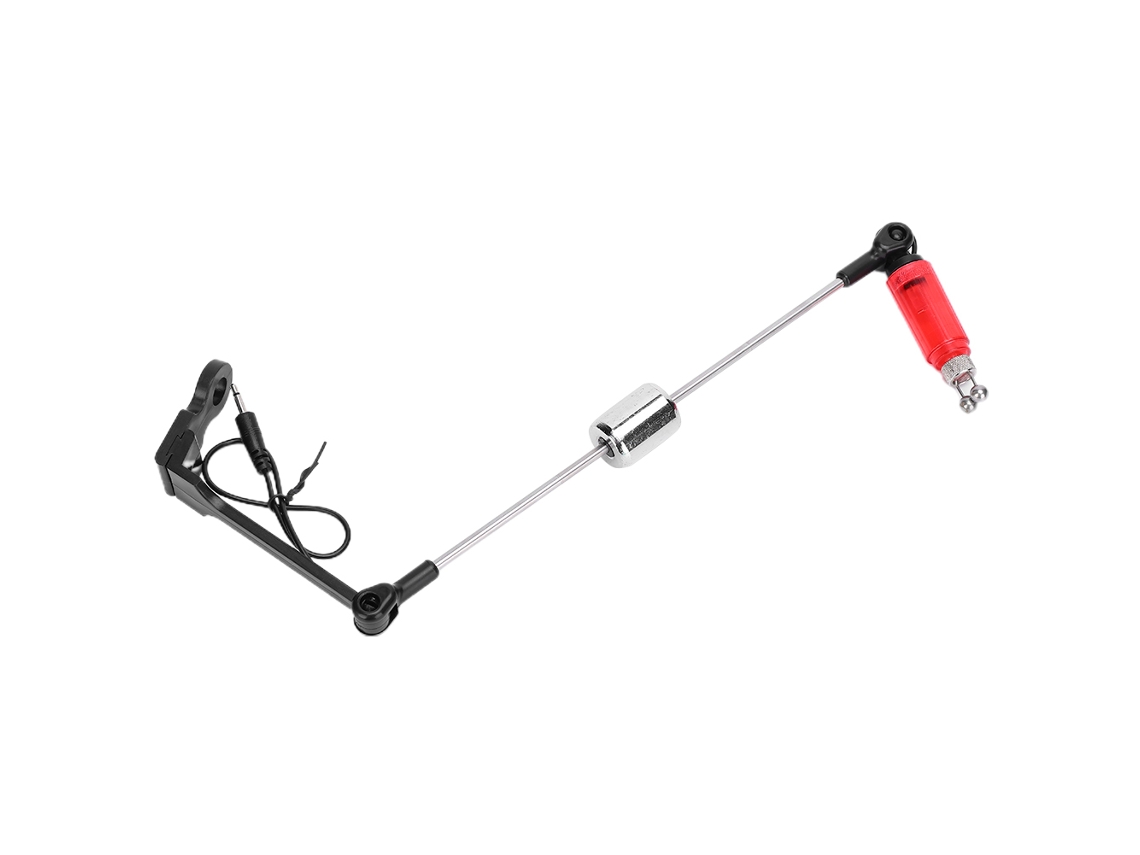 Indicador De Picada Con Luz, Accesorio Para Pesca En Lagos, Material: Acero Inoxidable Y Plástico Rojo.
