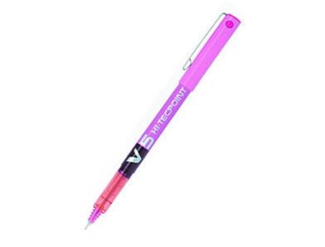 Pack 12 Bolígrafo Pilot V5 Rosa Punta 0,5Mm