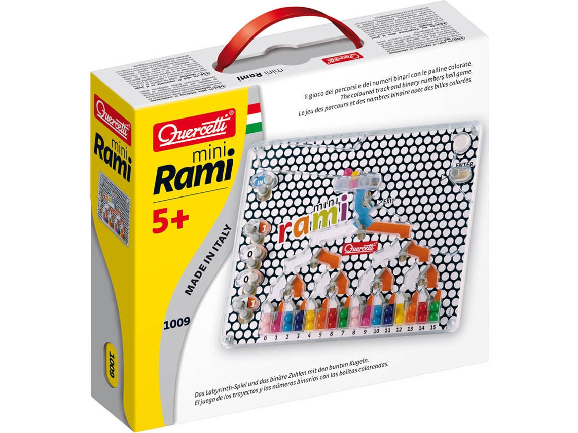 Juego Educativo QUERCETTI Educativos Mini Rami Viaje (Edad Mínima: 5 Años - 23 x 5,2 x 20 cm)