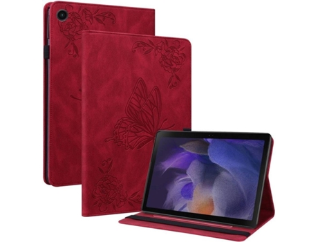 Carcasa Tablet Samsung Galaxy Tab A8 10.5'' 2021 HFS-HOUSE Mariposa Rojo