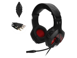 Fone De Ouvido Com Fio G316 Headset Gaming Led Luminoso Com Microfone Estéreo 50mm Para Computador Casa
