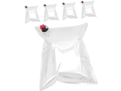 Bolsas Reutilizables Para Bebidas De 5 Piezas Con Grifo, Bolsas Para Almacenar Vino, Bolsas Portátiles Para Bebidas