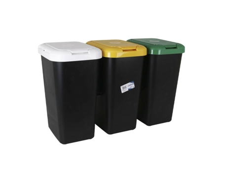 Cubo de Basura para Reciclaje Inde 3 x 25 l