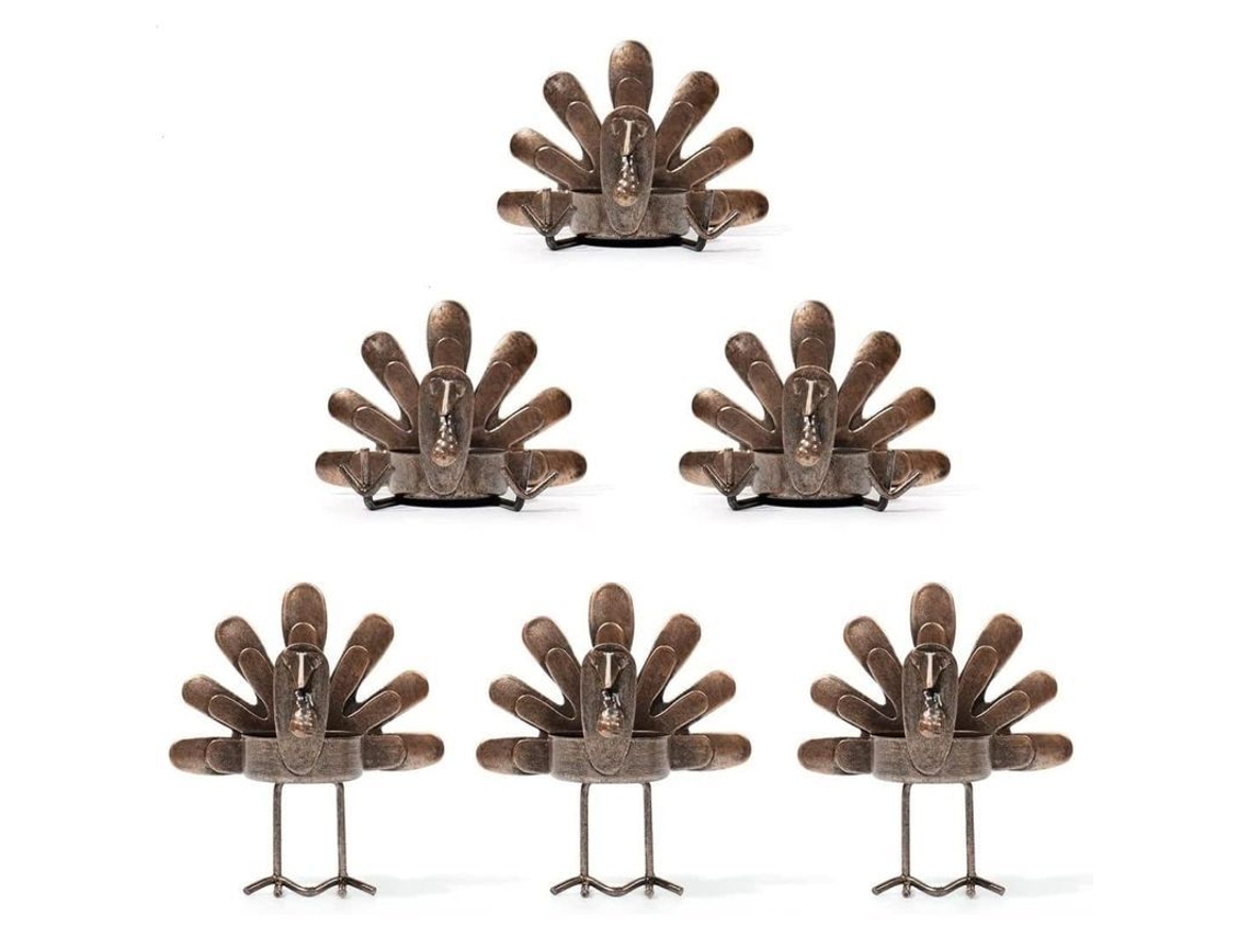 Portavelas De Pavo, Para Colocar Sentado O De Pie, Estilo Decorativo De Acción De Gracias Para La Cocina, Hhg