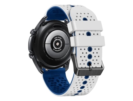 Correa de Silicona 22mm bicolor para Xiaomi Watch S1/S1 Pro/Huami Amazfit GTR 4 Pro - blanco/azul