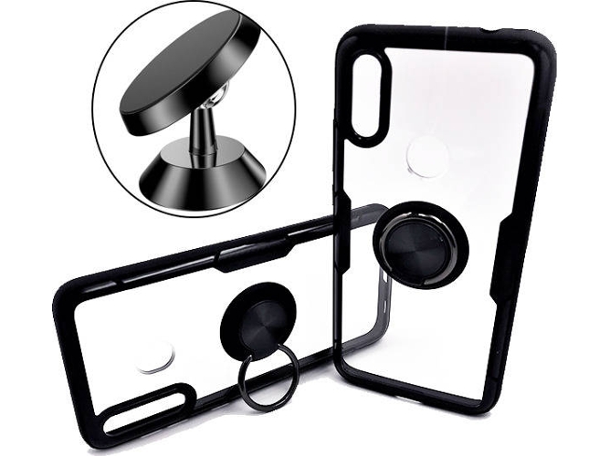 Kit Soporte Magnético y Carcasa Honor Play Clear Armor Transparente