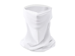 Capucha de ciclismo con tejido de seda blanca