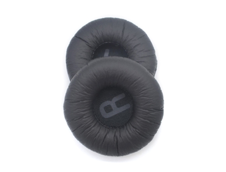 2 pçs couro do plutônio 70mm de diâmetro almofadas de ouvido para jbl tune600 t450 t450bt t500bt 600btnc fone de ouvido substituição almofada