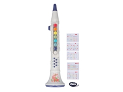 2026-juguete Clarinete Para Niños Lindo Y Divertido Con Volumen Ajustable Instrumento Musical Educativo Regalo De Cumpleaños Blanco