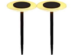Iluminación Decorativa LUMI JARDIN (Negro - Acero - 16x35 cm)