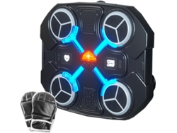 Máquina De Boxeo Bluetooth Para Entrenamiento, Soporte De Pared Para Golpes - Negra Henten Home