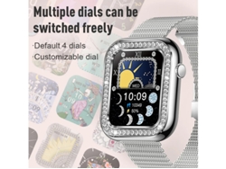 Reloj inteligente plateado Bestvite I78