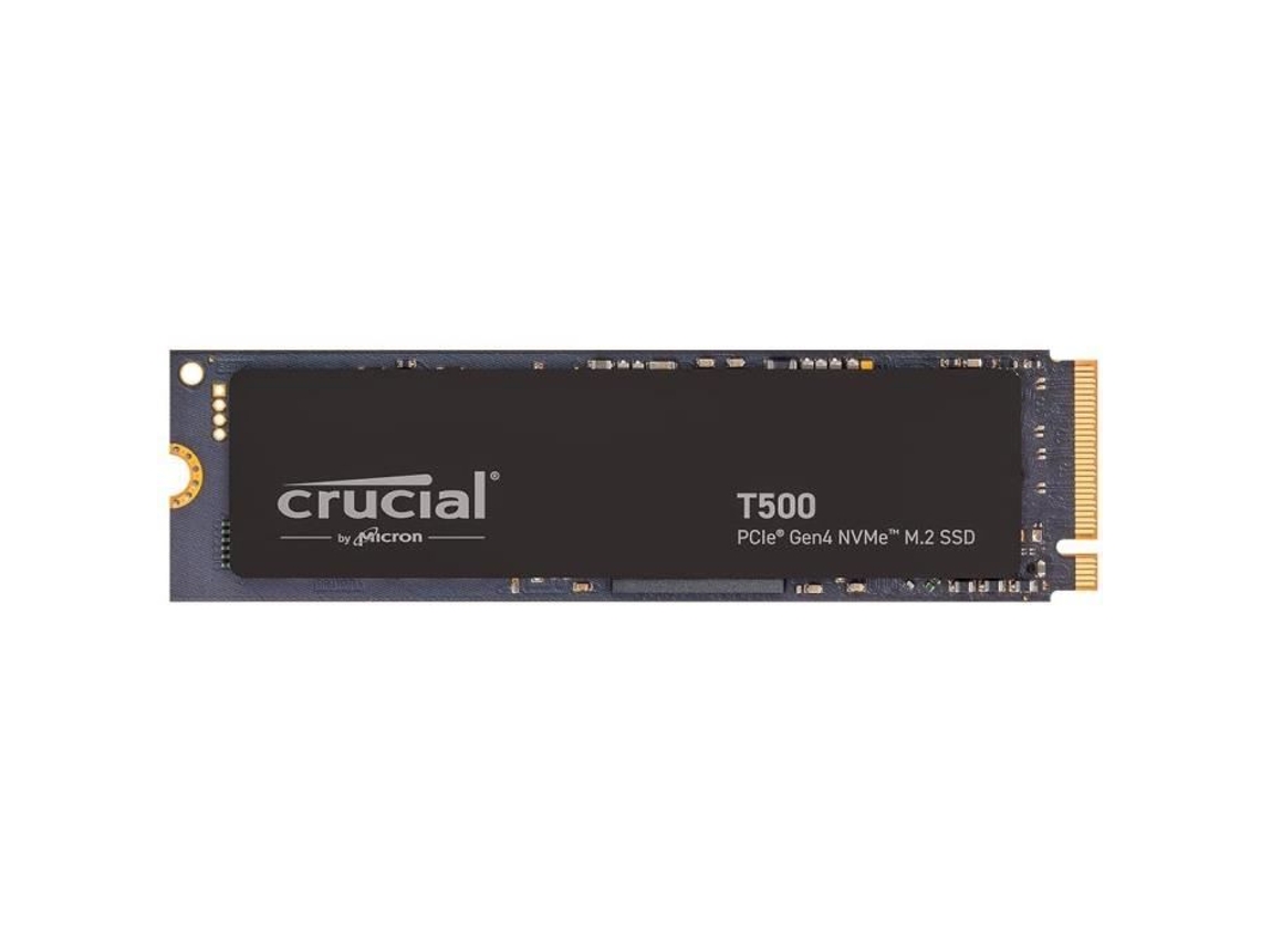 CRUCIAL T500 Ssd 500 Gb Pcie Gen4 Nvme M. 2 Ssd Interno para Gaming Hasta 7200 Mb/S Disco Duro Ssd Ct500T500Ssd8