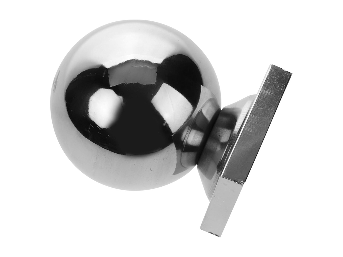 Bolas Redondas Para Pasamanos Inoomp De 60 Mm, Fabricadas En Acero Inoxidable, Como Repuestos Para Tapas De Postes De