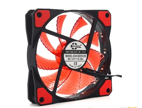 Ventilador SLOWMOOSE Ultra Silencioso (1 Tornillo - 4 Piezas - Azul)