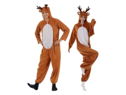2026-traje De Reno De Navidad Para Adultos Disfraz De Animal Cosplay Pijama Suave Con Capucha