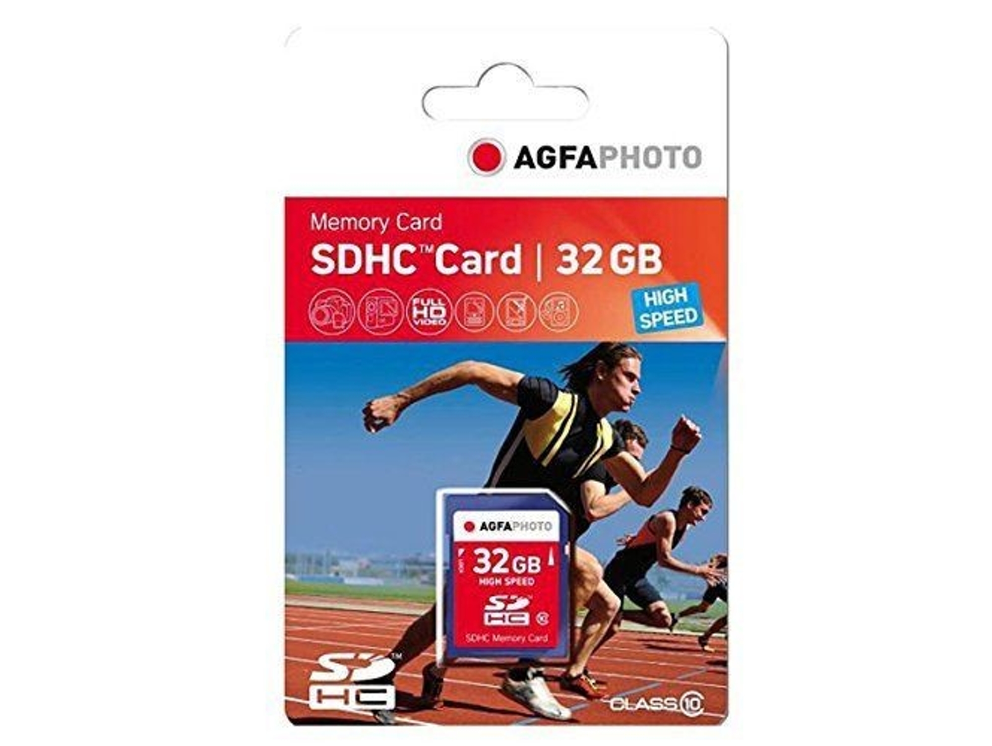 Tarjeta de Memoria AGFAPHOTO SDHC 32GB HIGH SPEED C10 UHS-I