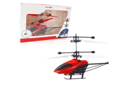Helicóptero De Juguete De Inducción Para Principiantes, Carga Usb, Vuelo Automático, Avión Rc Rojo.
