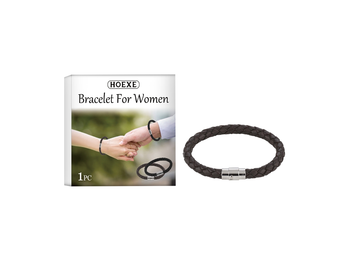 Pulsera para pareja de mujer color marrón