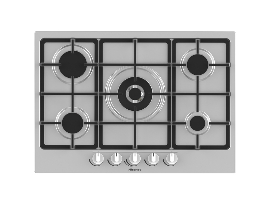 Placa de Gas HISENSE GM773XF (71 cm - Inox)