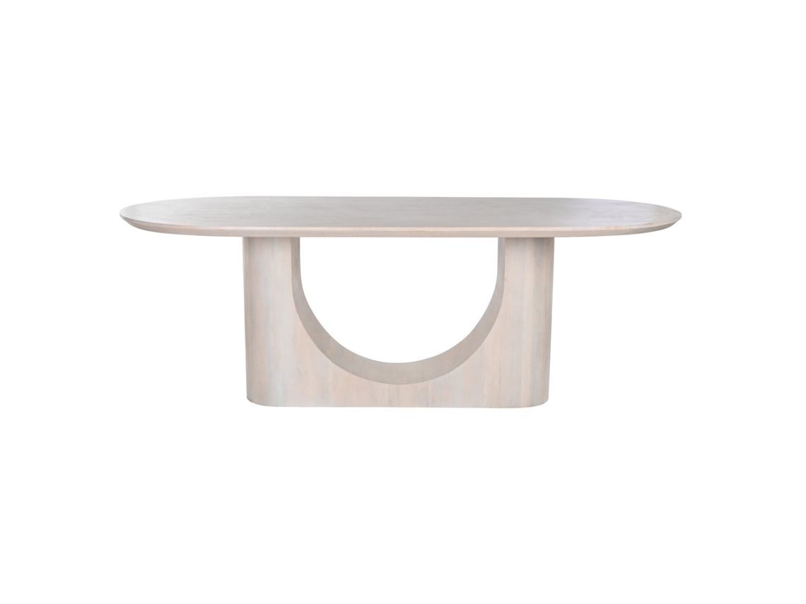 Mesa Comedor Mango Blanco 220x100x76cm