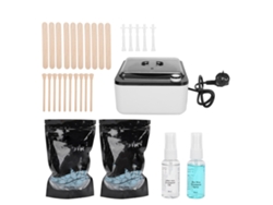 2026 kit de Cera Depilatória com Aquecedor 8 Peças Máquina de Derreter Cera para Corpo Axilas Plug Ue 220v