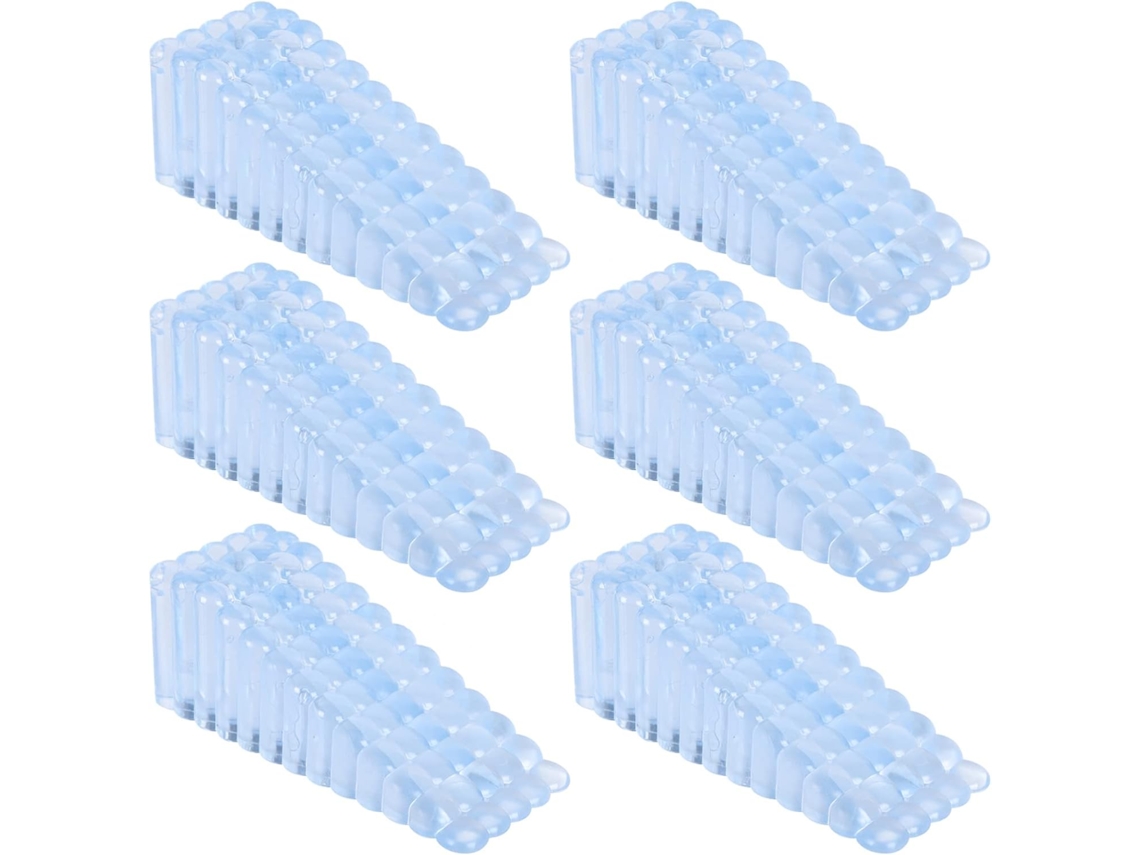 Juego De 6 Cuñas Para Puertas, Topes De Suelo Y Antideslizantes Para El Hogar. No Requiere Taladrar.