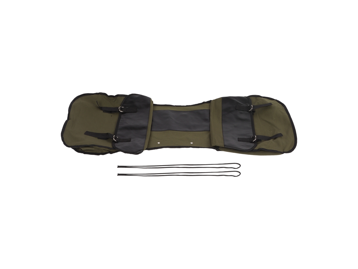 Bolsa Trasera De Lona De Gran Capacidad Para Bicicleta De Montaña - Verde