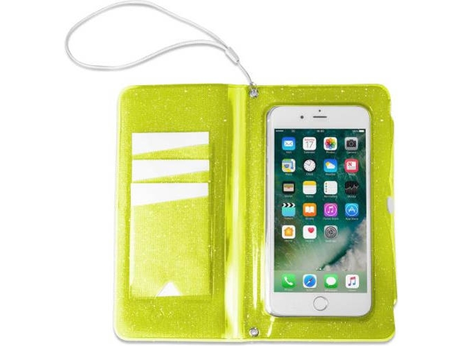 Carcasa Universal hasta 6.2'' CELLY Splash Amarillo