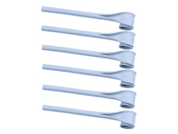 Pajitas de silicona reutilizables, desmontables y a prueba de fugas, Rosewell