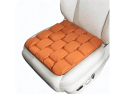 Almofada Universal Para Assento De Carro Henten Home Resistente A Manchas, Respirável, Absorvente De Impactos Y Aliviador De Pressão Laranja