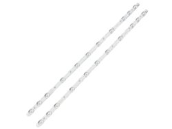 Tira de LED, 11 LED, longitud 57,5 mm, fuente de alimentación CC, flujo luminoso 60 lúmenes, regulable: Sí