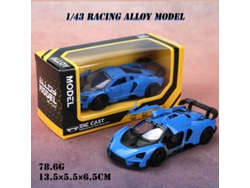 Modelo De Coche De Aleación Realista A Escala 1/43 Con Mecanismo De Retroceso, Juguete Para Niños.