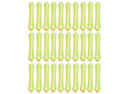 Set De 30 Varillas De Permanente Para Peinado Y Rizado, Diseño Cóncavo, Material Abs, Antideslizante, Portátil