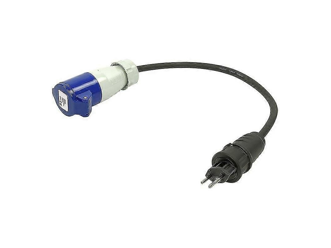 Cable Adaptador 40cm Conectores 3x1,5mm Enchufe Suizo A Cee