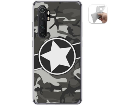 Carcasa Xiaomi Mi Note 10 Lite TUMUNDOSMARTPHONE Camuflaje 02 Multicolor