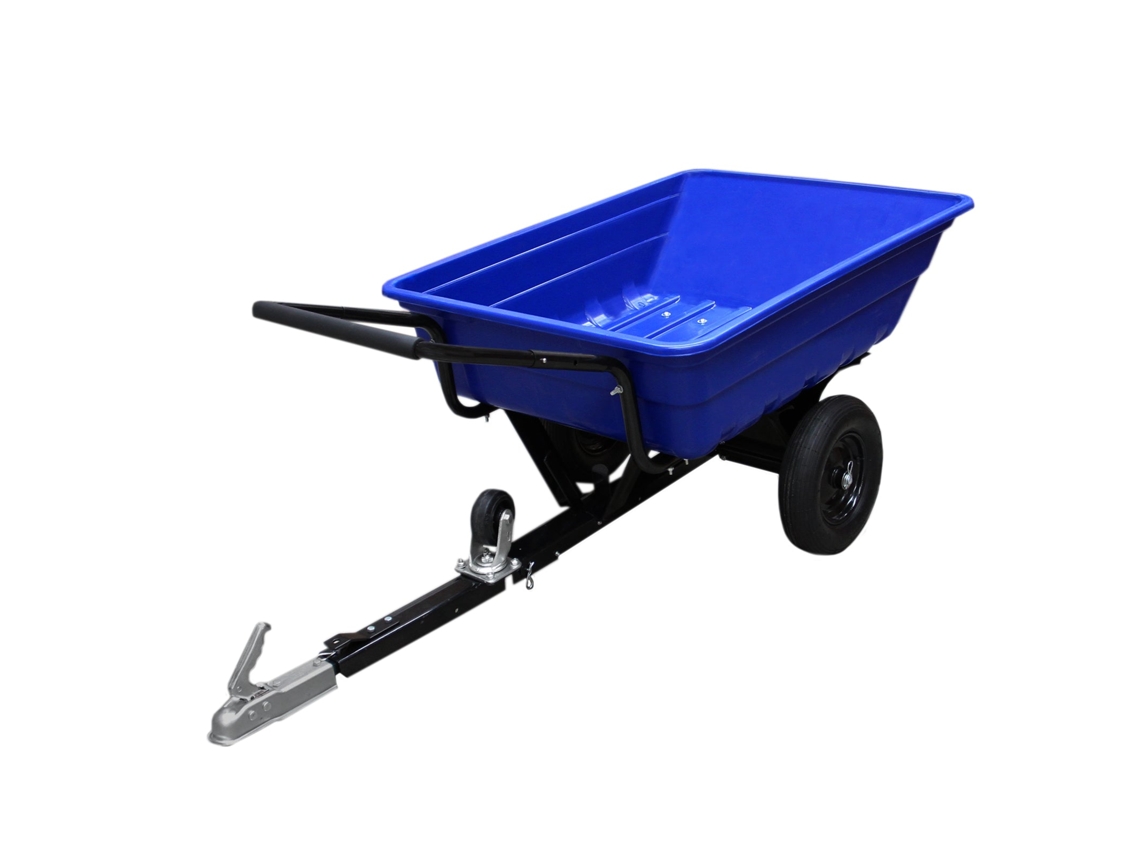 Remolque Monstershop con neumáticos de carretera para jardinería y decoración de exteriores