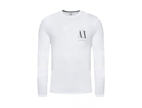 Sudadera ARMANI EXCHANGE Algodón Hombre (XL - Blanco)
