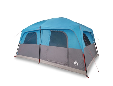 Tienda de campaña familiar VIDAXL para 10 personas impermeable azul