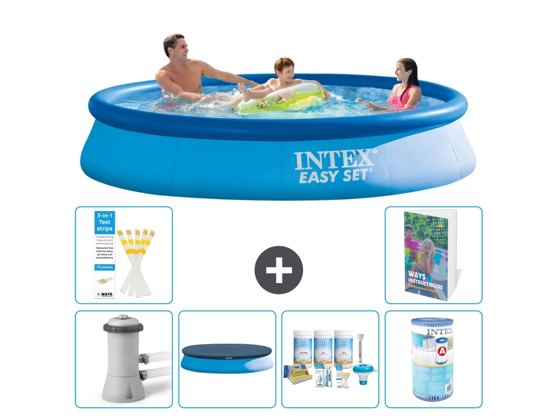 Intex Piscina Easy Set Redonda - 366x76 Cm - 7-peças S208