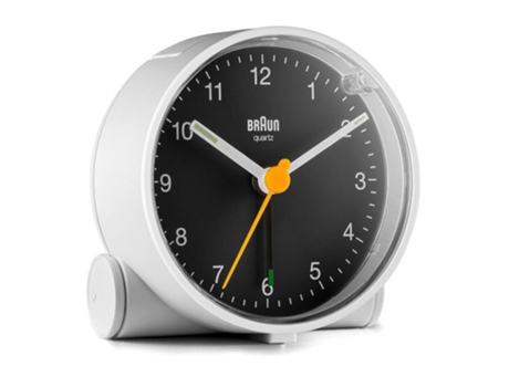 Braun Reloj Despertador de Cuarzo BC 01 Wb