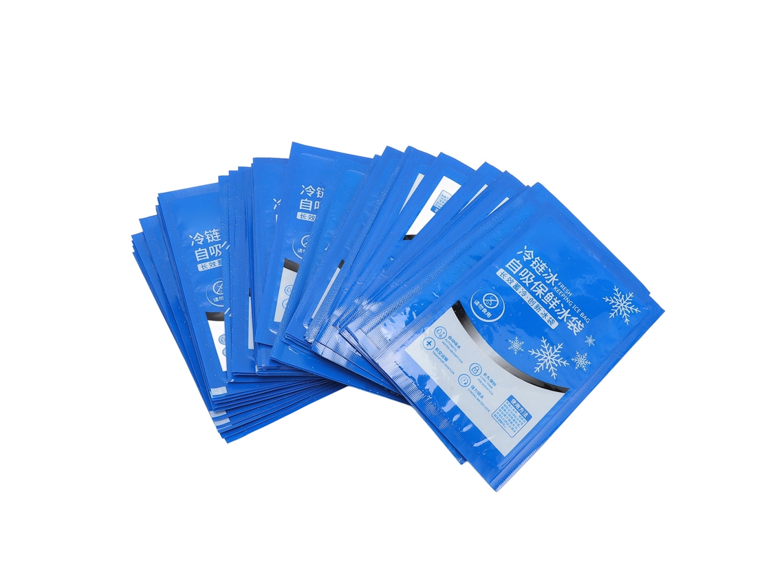 100pcs Gelo Reutilizável Multifuncional 350ml para Refrigeração de Alimentos e Compressa Fria