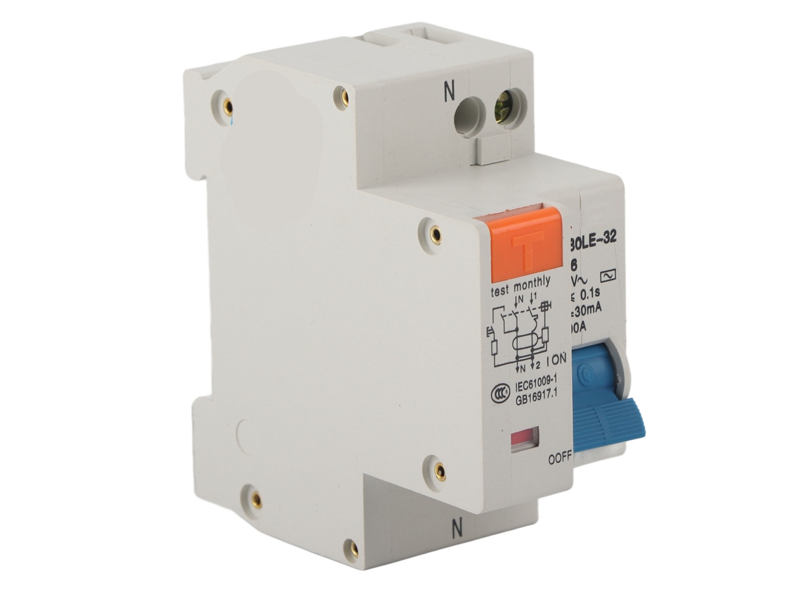 Disyuntor Diferencial Monopolar De 16 A Y 220 V Con Protección Contra Sobrecarga, Cortocircuito Y Fugas.