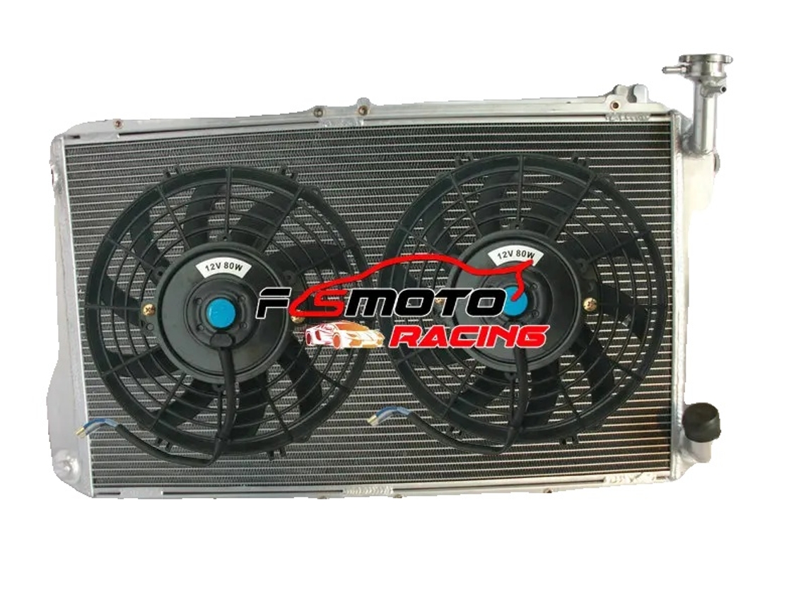 Radiador de aleación de aluminio, compatible con Nissan Patrol y Ford Maverick, radiador y ventiladores OEM