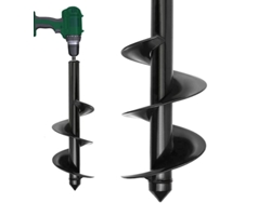 2026-broca De Garden Twist 9x40cm Para Taladro Inalámbrico, Acero De Aleación De Manganeso, Resistente A La Corrosión