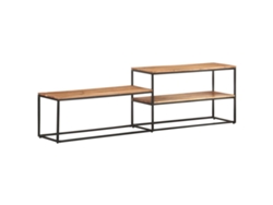 Mueble de Armario Tv 180X30X50 Cm Madera de Acacia Maciza