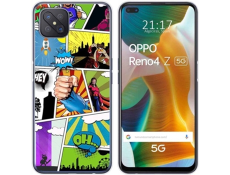 Carcasa Oppo Reno 4Z 5G TUMUNDOSMARTPHONE Comic