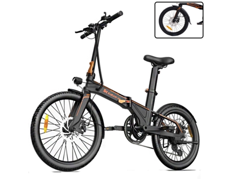 Bicicleta Eléctrica KUKIRIN V2 250W 25Km/H Negra