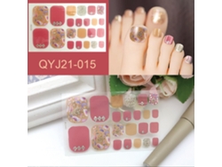 Pegatinas Decorativas De Moda Para Uñas De Los Pies Para Mujeres Y Niñas - Arte De Uñas Resistente Al Agua